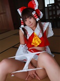 [Cosplay] Reimu Hakurei with dildo and toys - Touhou Project Cosplay(68)